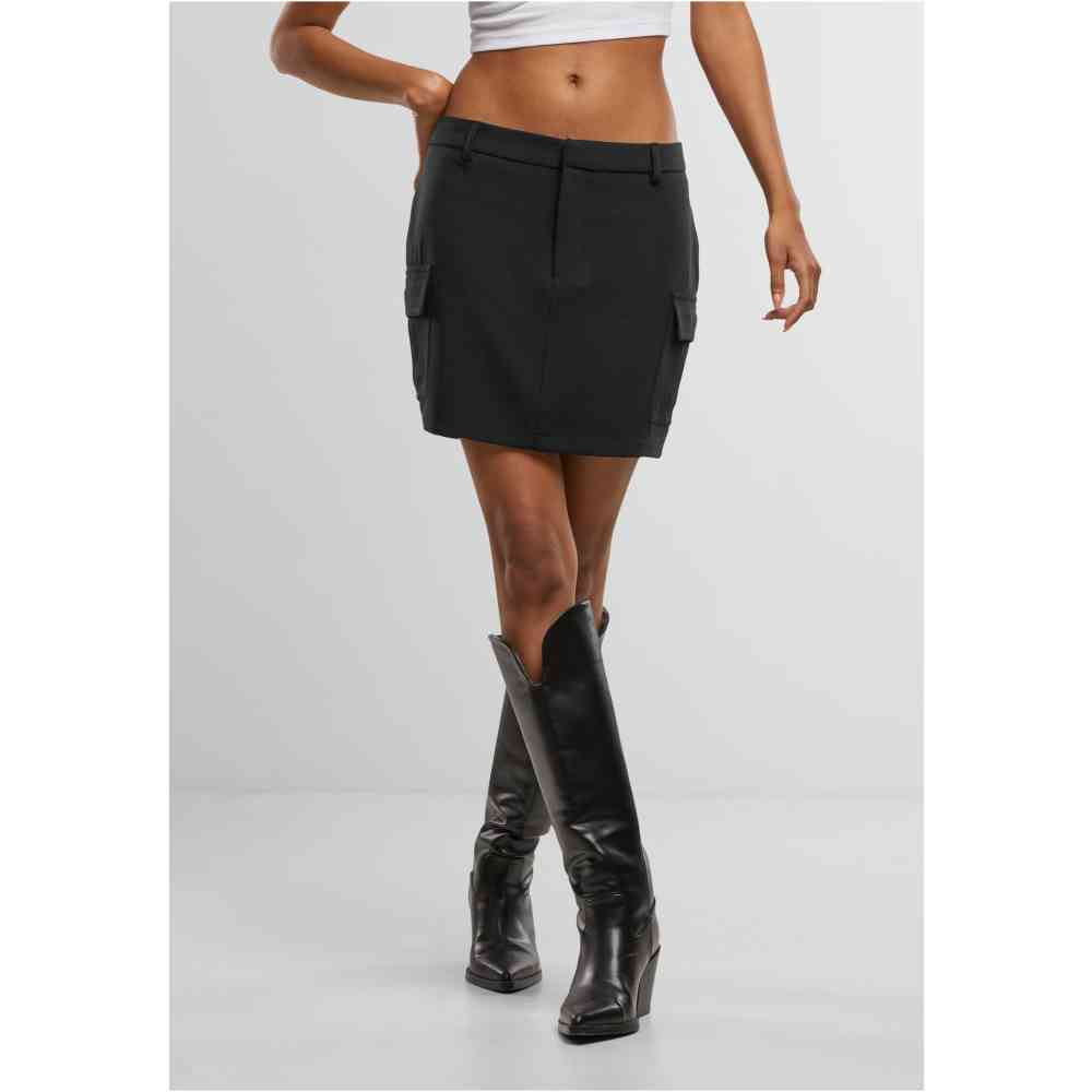 Urban Classics - Patched Pocket Korte rok - Zwart